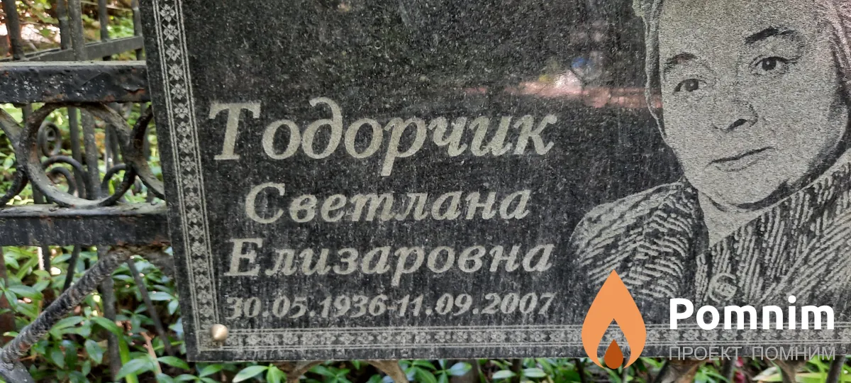 Тодорчик Светлана Елизаровна