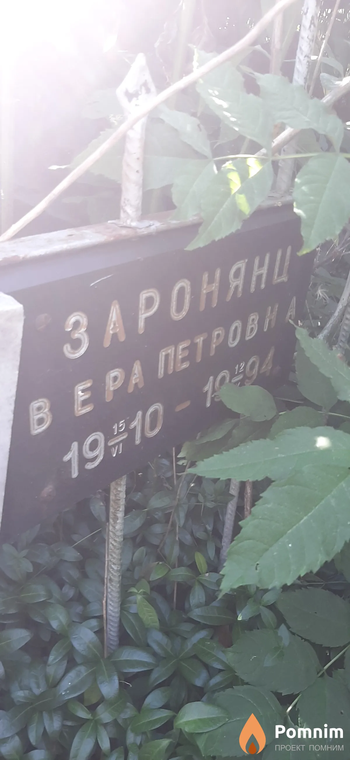 Заронянц Вера Петровна