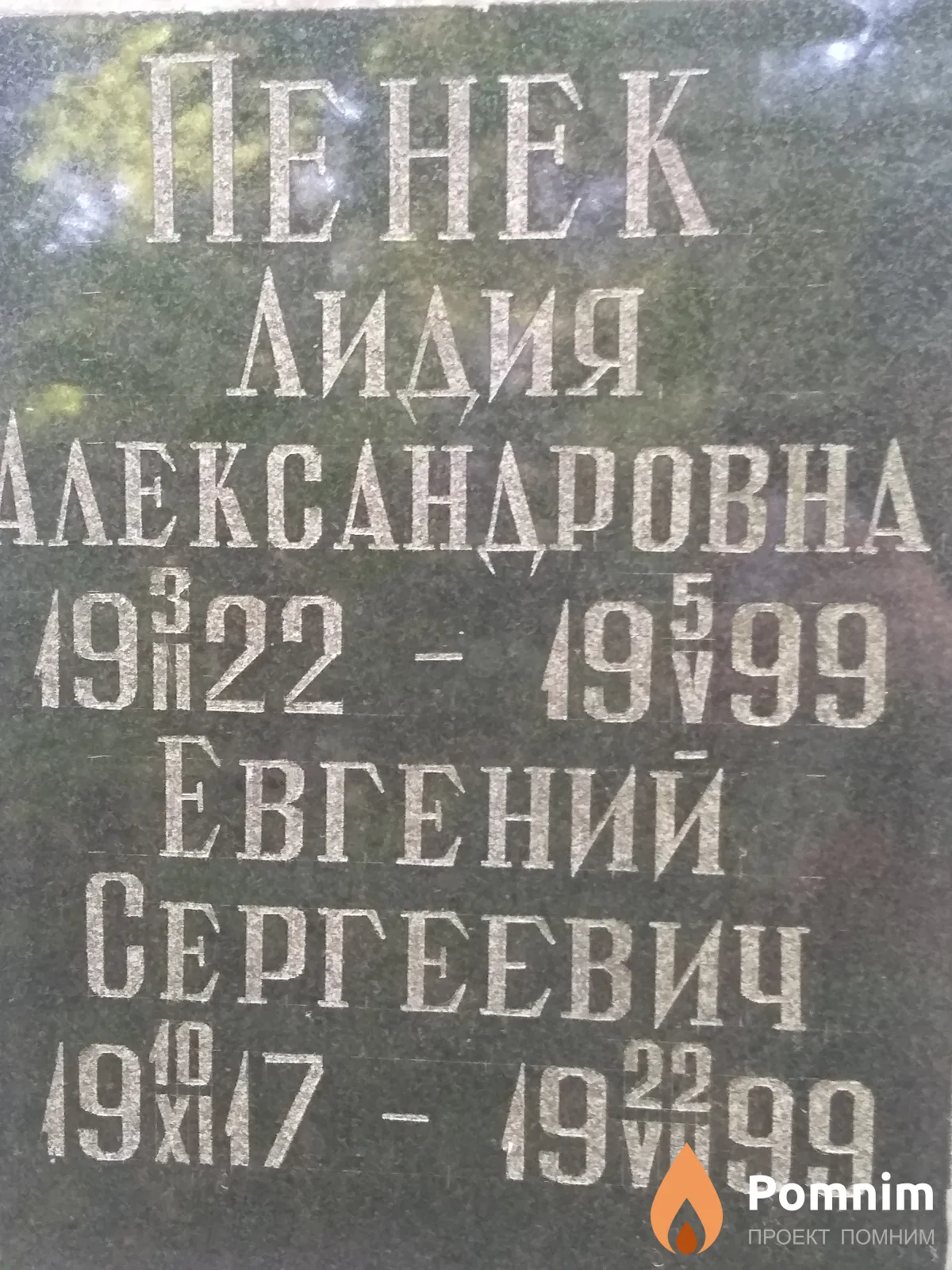 Пенек Лидия Александровна