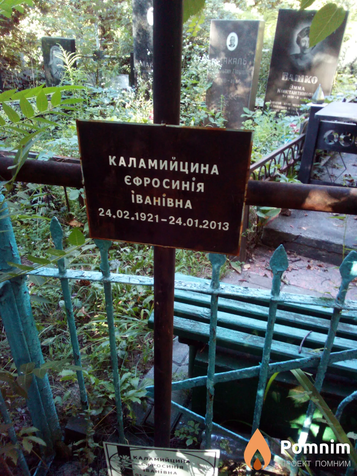 Каламийцина Єфросинія Iванiвна