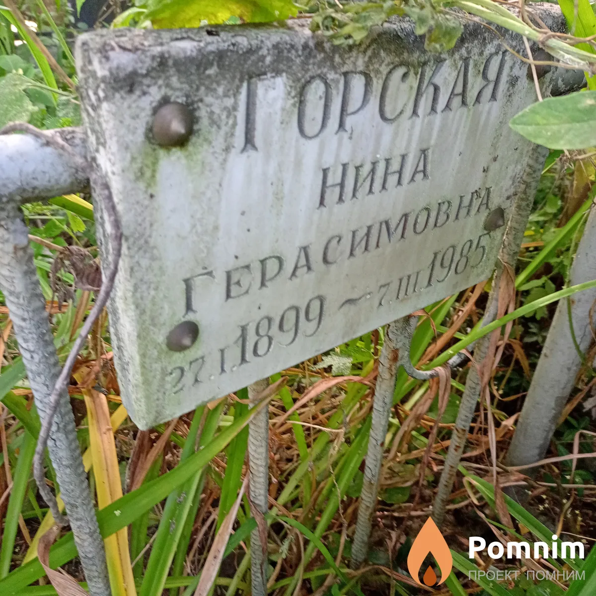 Горская Нина Герасимовно