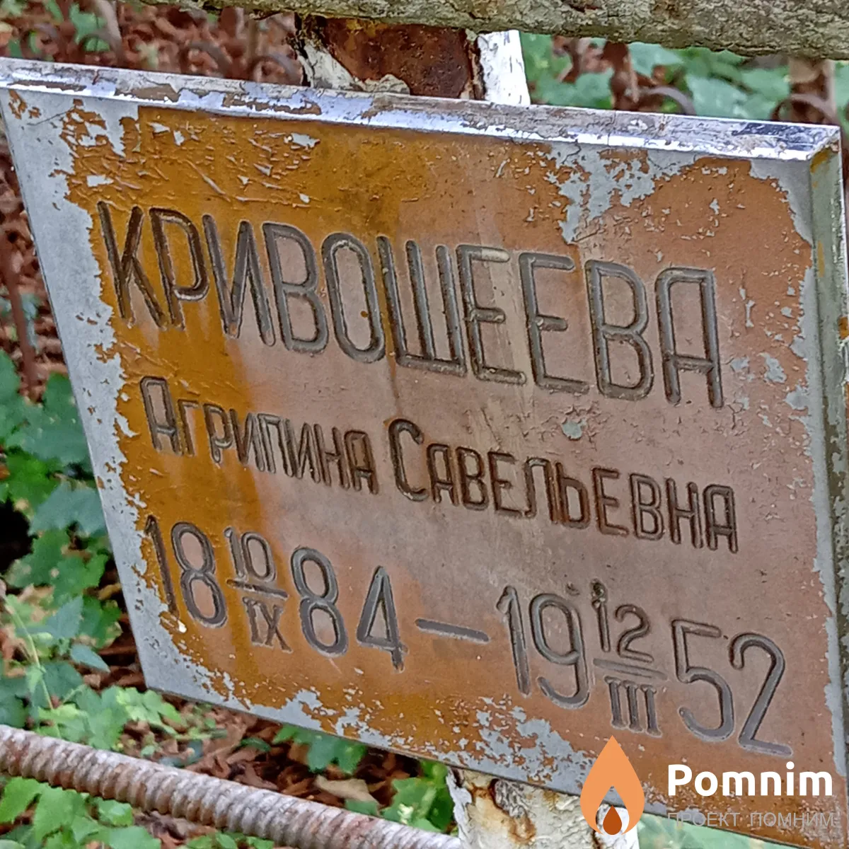 Кривошеева Агрипина Савельевна