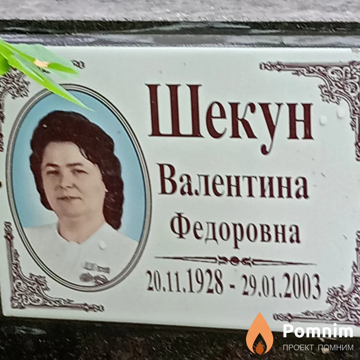 Шекун Валентина Федоровна