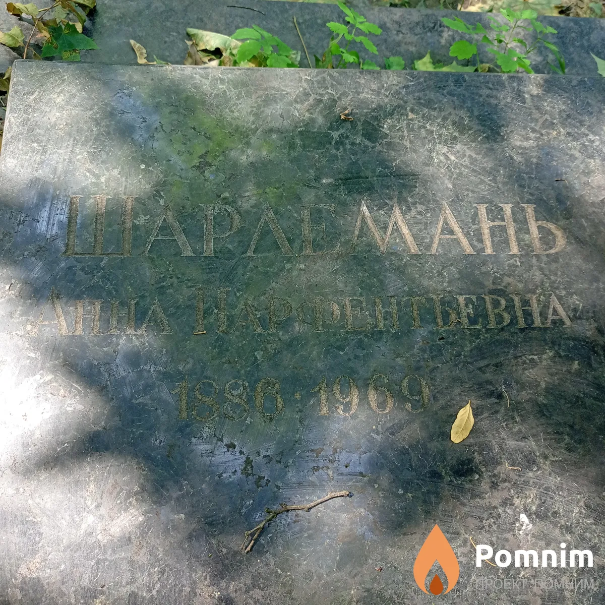 Шарлемань Анна Парфентьевна