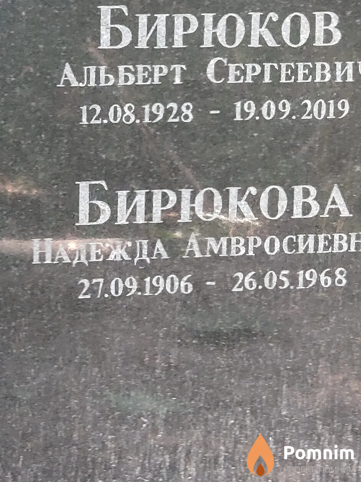 Бирюкова Надежда Амвросиевна
