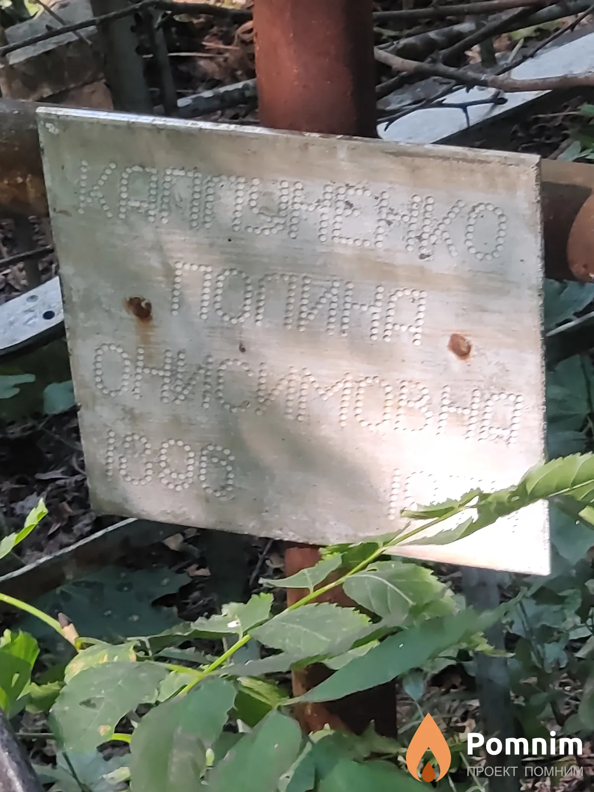 Каплуненко Полина Онисимовна