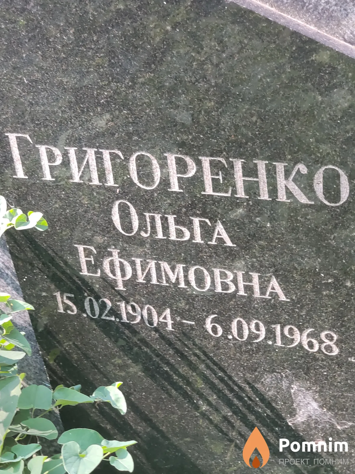 Григоренко Ольга Ефимовна