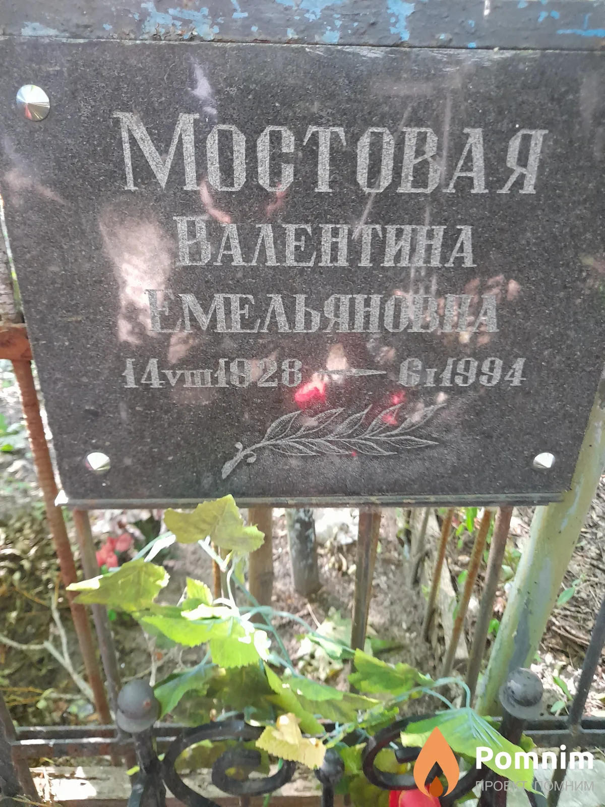 Мостовая Валентина Мельяновка