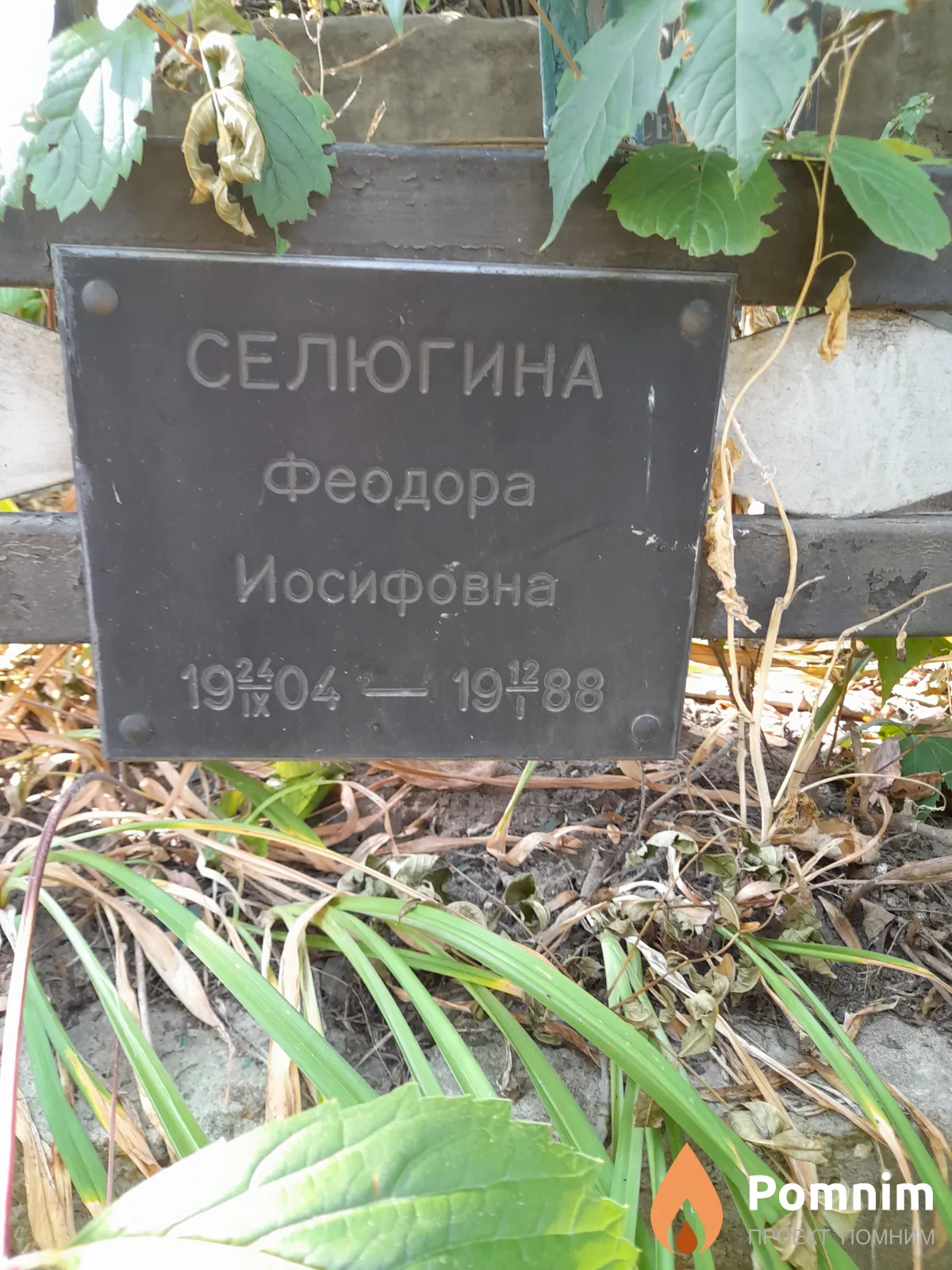 Селюгина Феодора Иосифовна