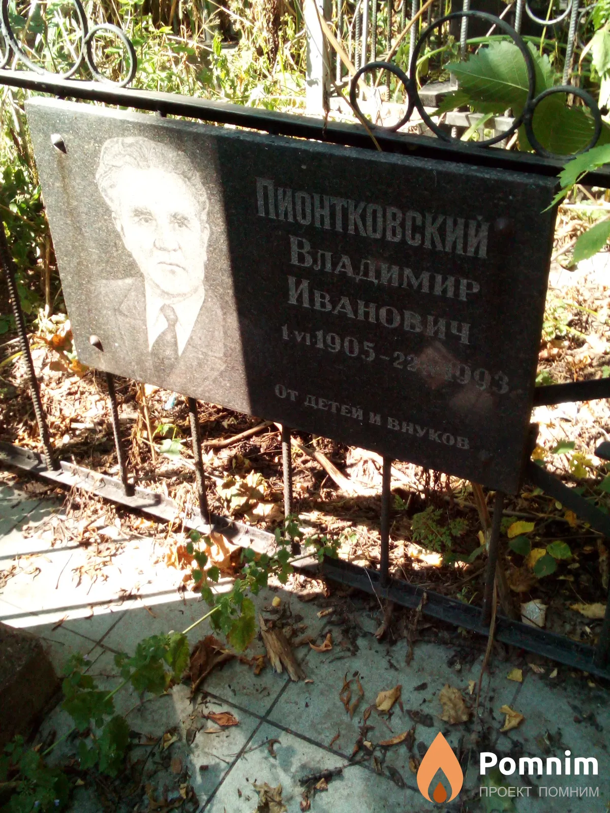 Пионтковский Владимир Иванович
