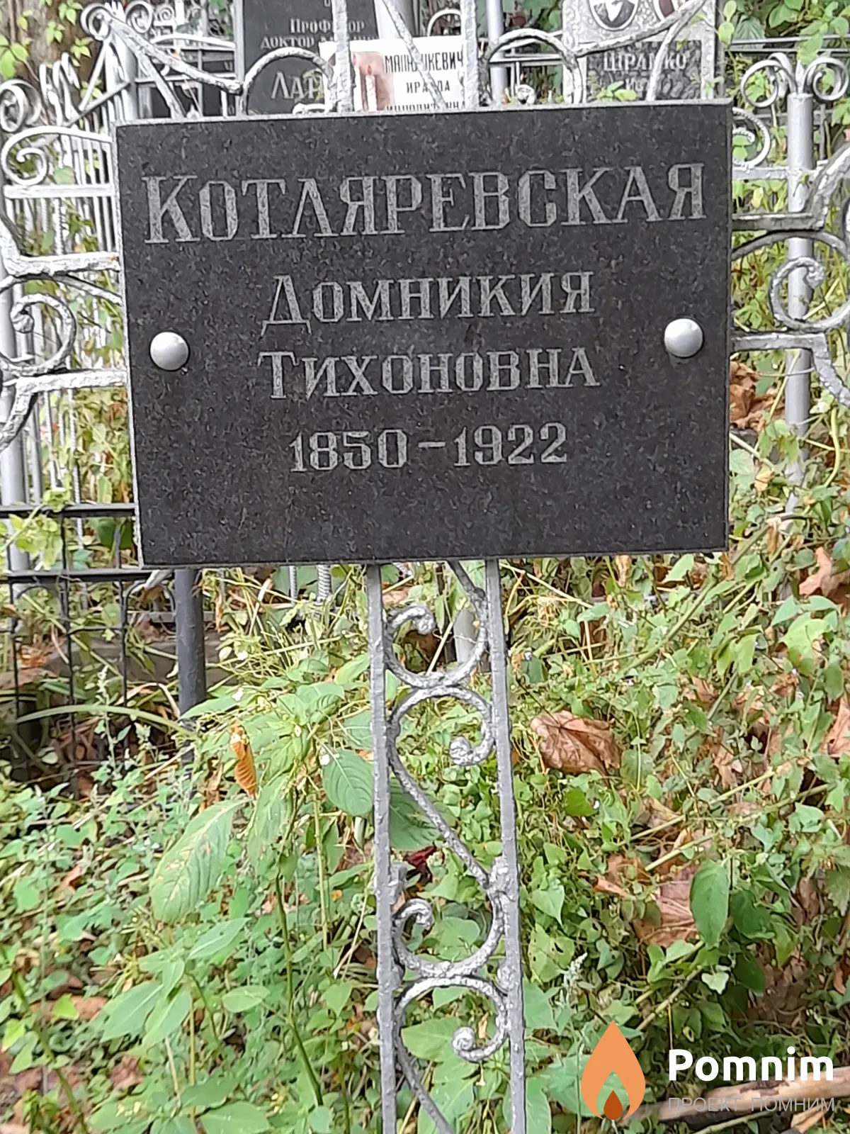 Котляревская Домникия Тихоновна