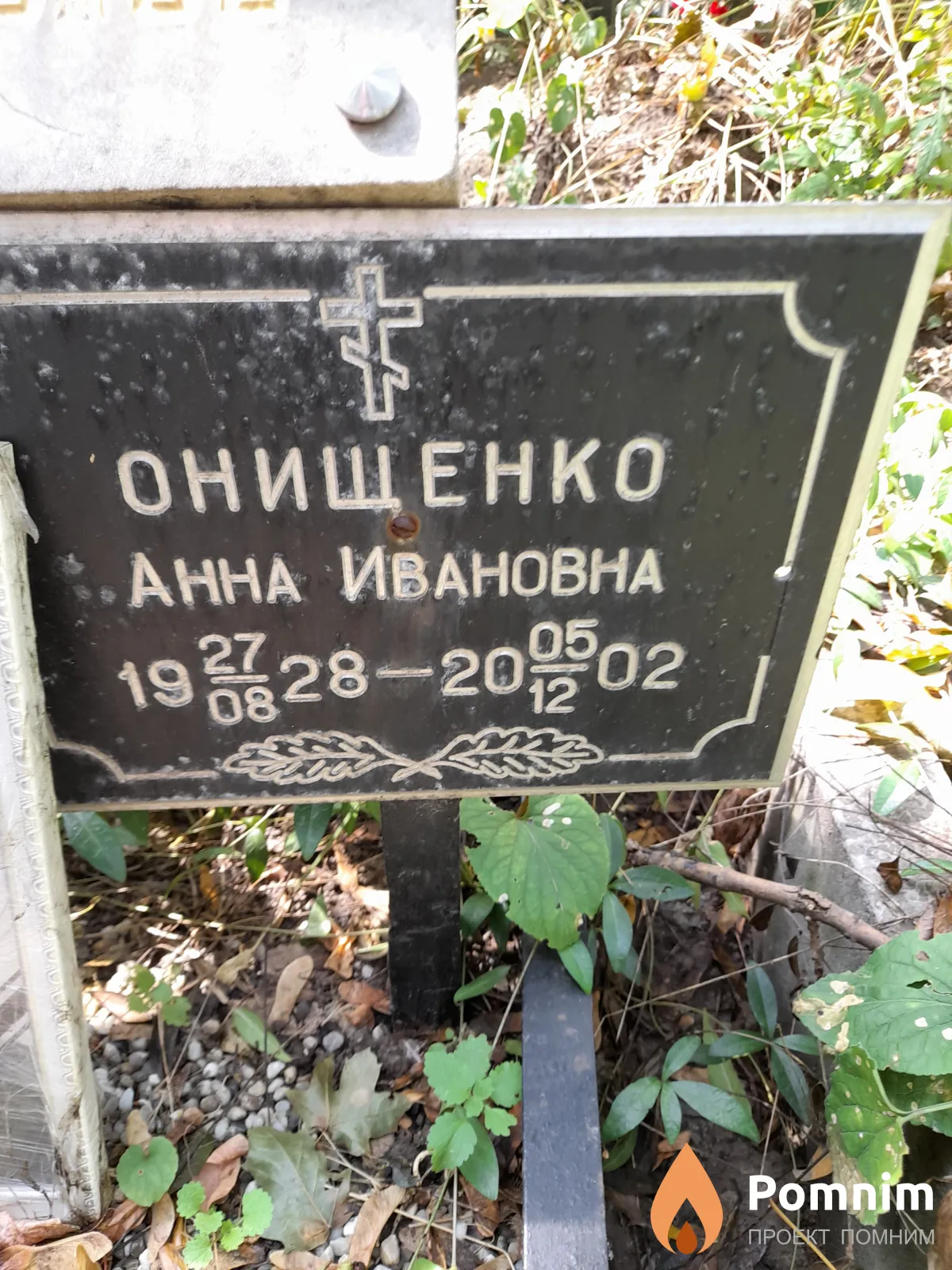 Онищенко Анна Ивановна