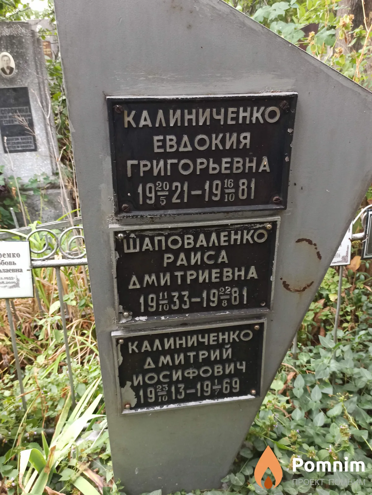 Калиниченко Евдокия Григорьевна