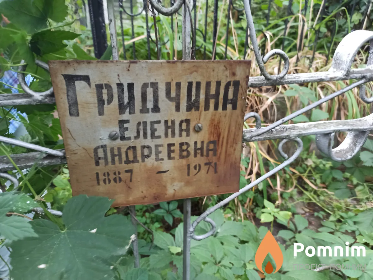 Гридчина Елена Андреевна