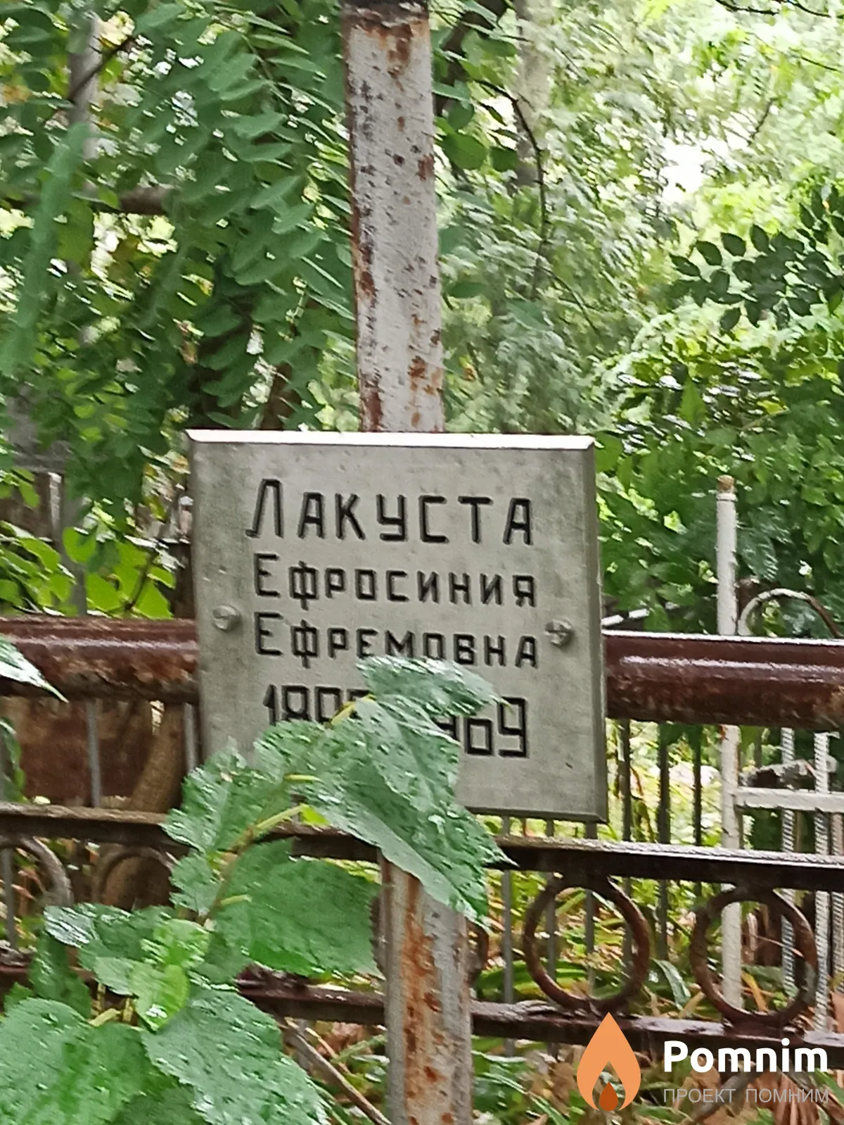 Лакуста Ефросиния Ефремовна