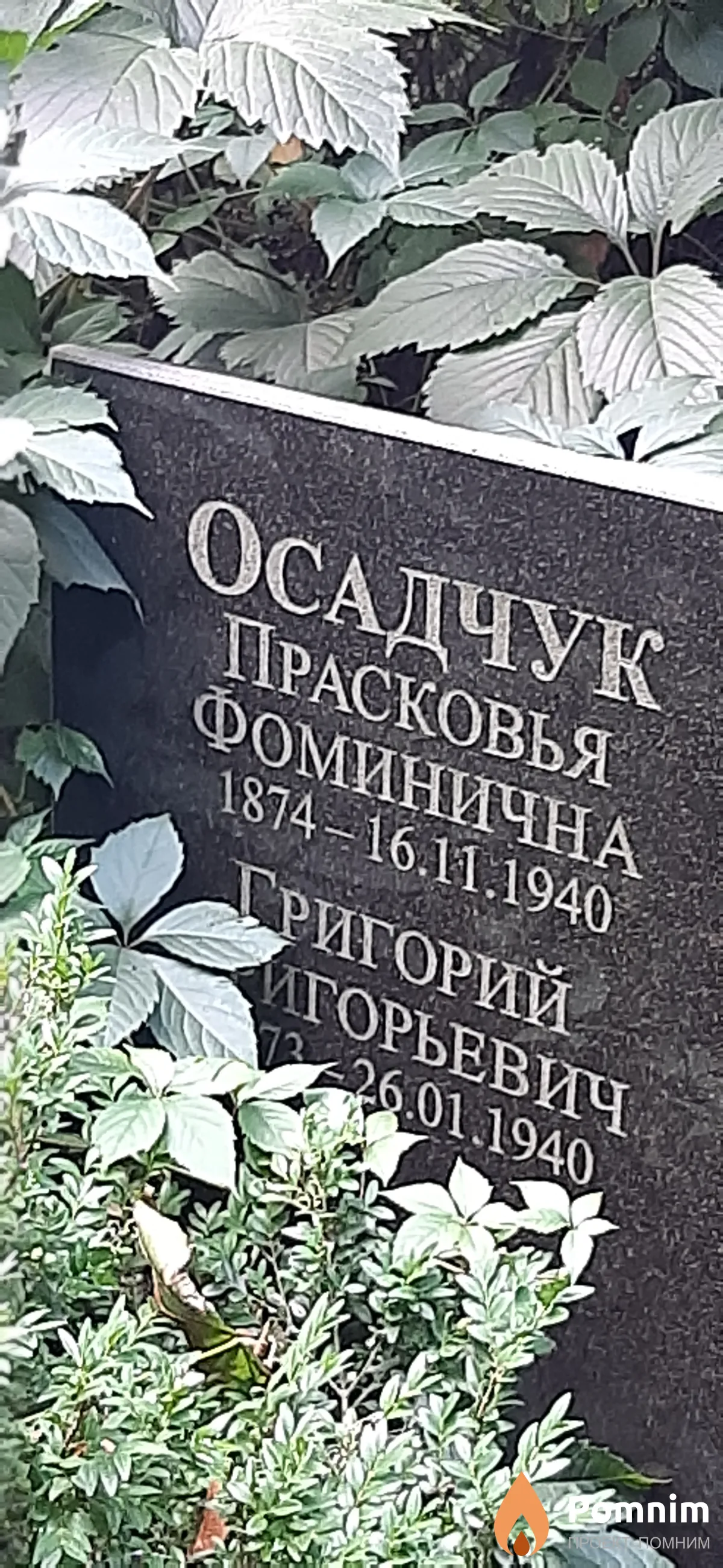 Осадчук Прасковья Фоминична