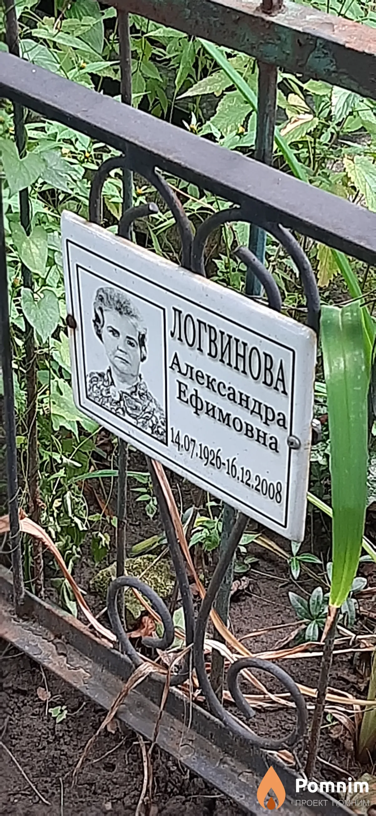 Логвинова Александра Ефимовна