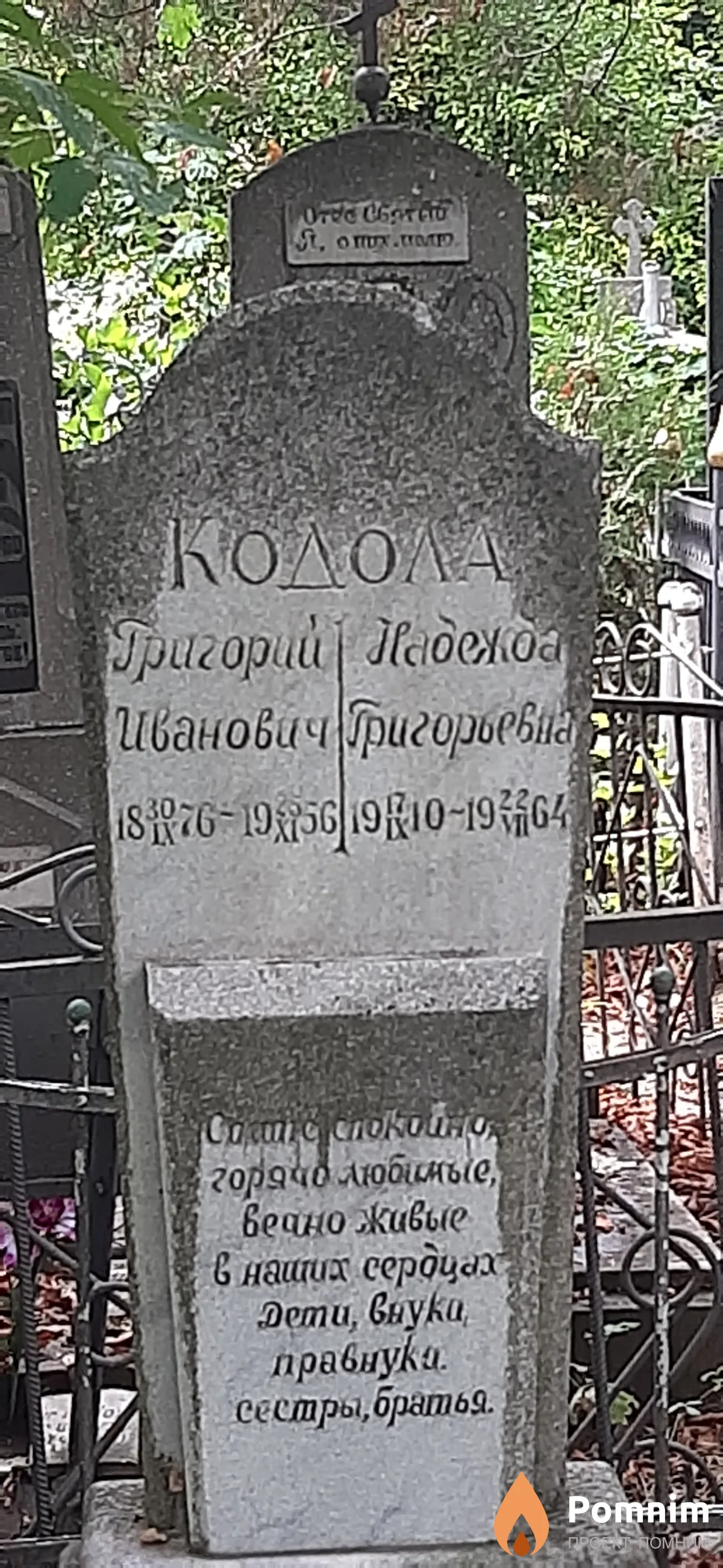 Кодола Надежда Григорьевна