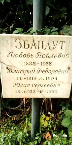 Збандут Любовь Лавловна