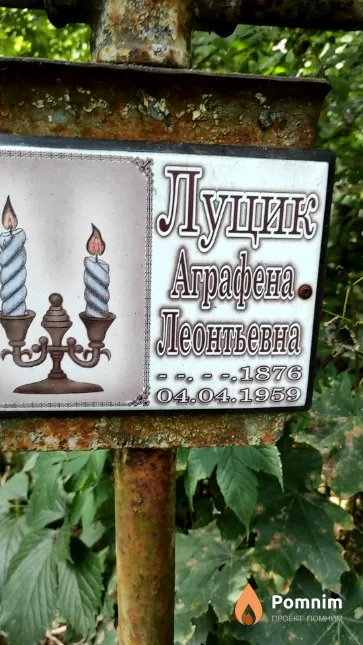 Луцик Аграфена Георгиевна