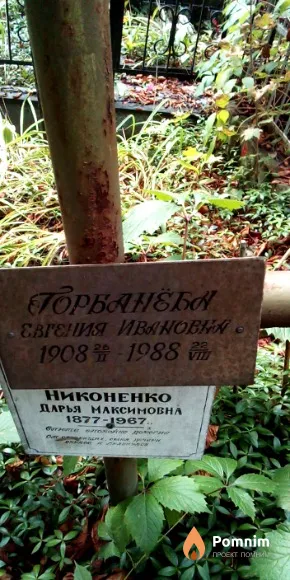 Горбанева Евгения Ивановна