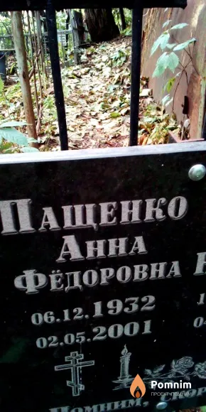 Пащенко Анна Фёдоровна