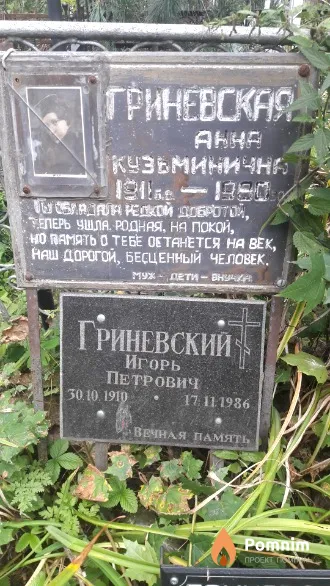 Гриневская Анна Кузьминична