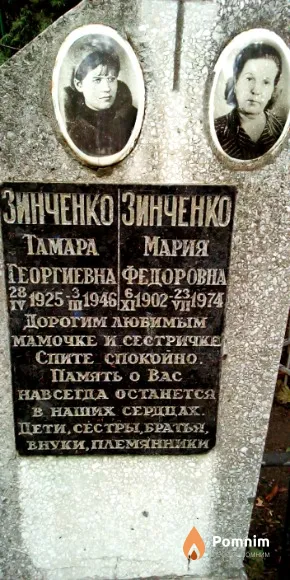 Зинченко Мария Федоровна