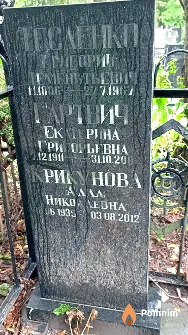 Гартвич Екатерина Григорьевна