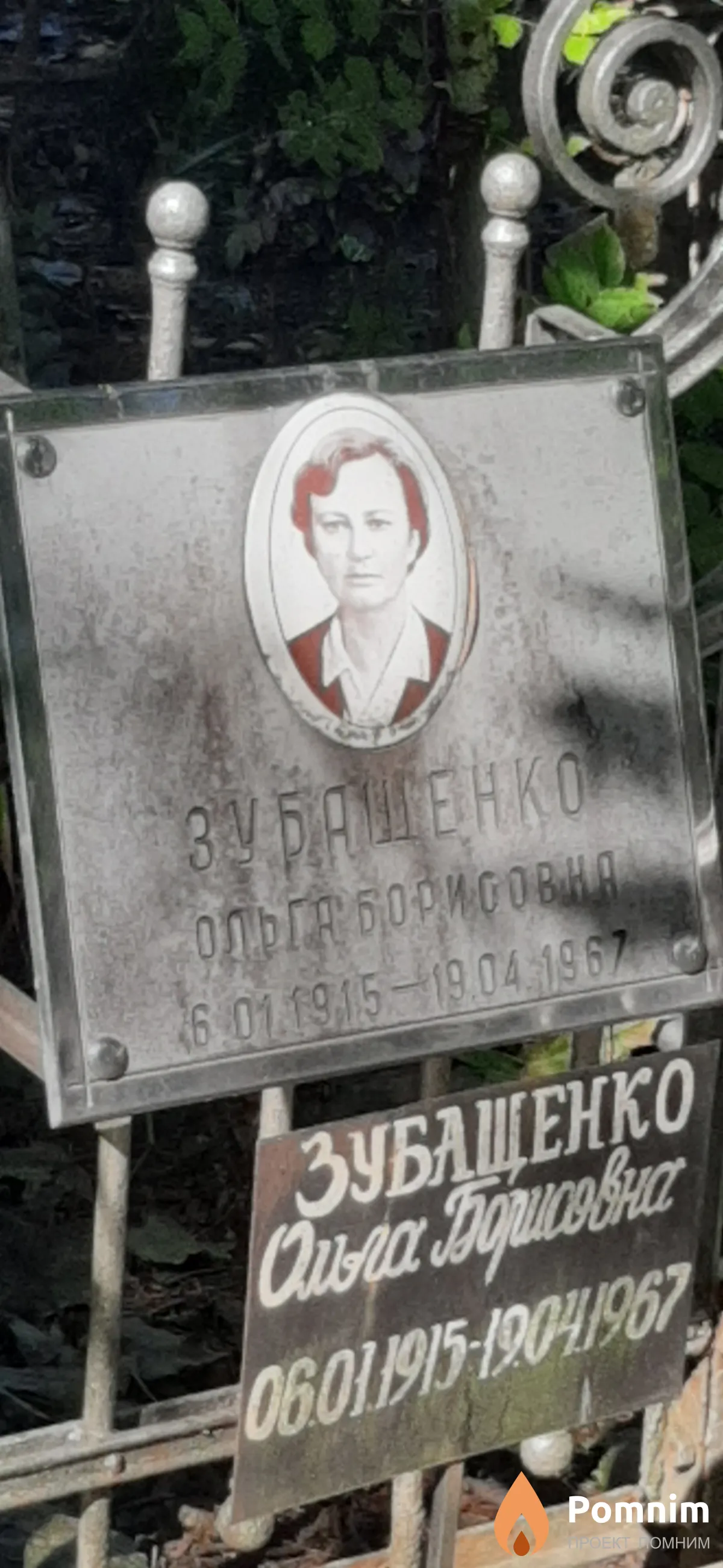 Зубащенко Ольга Борисовна