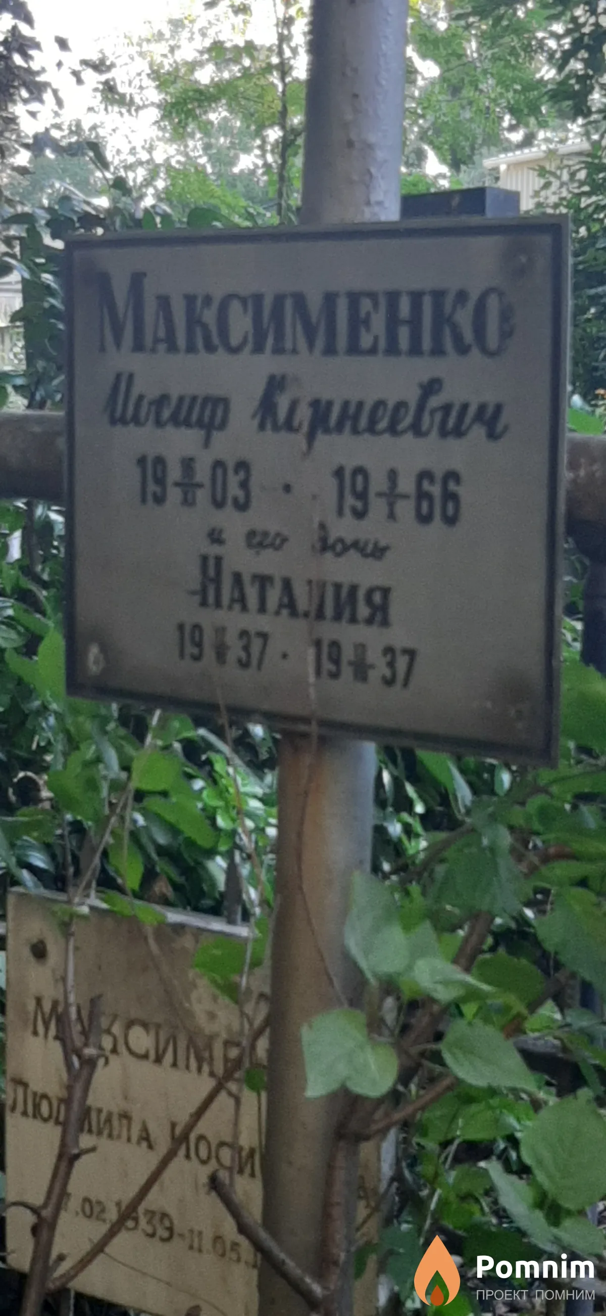 Максименко Иосиф Корнеевич