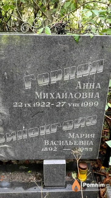 Горная Анна Михайловна