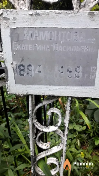 Мамонтова Екатерина Васильевна