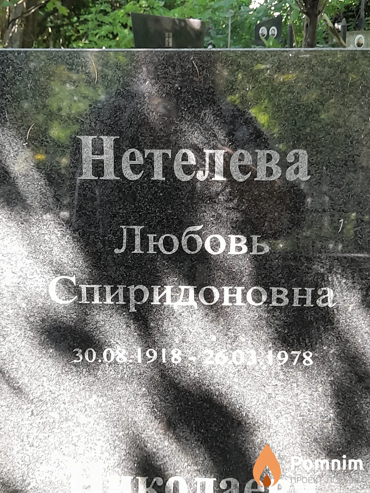 Нетелева Любовь Спиридоновна