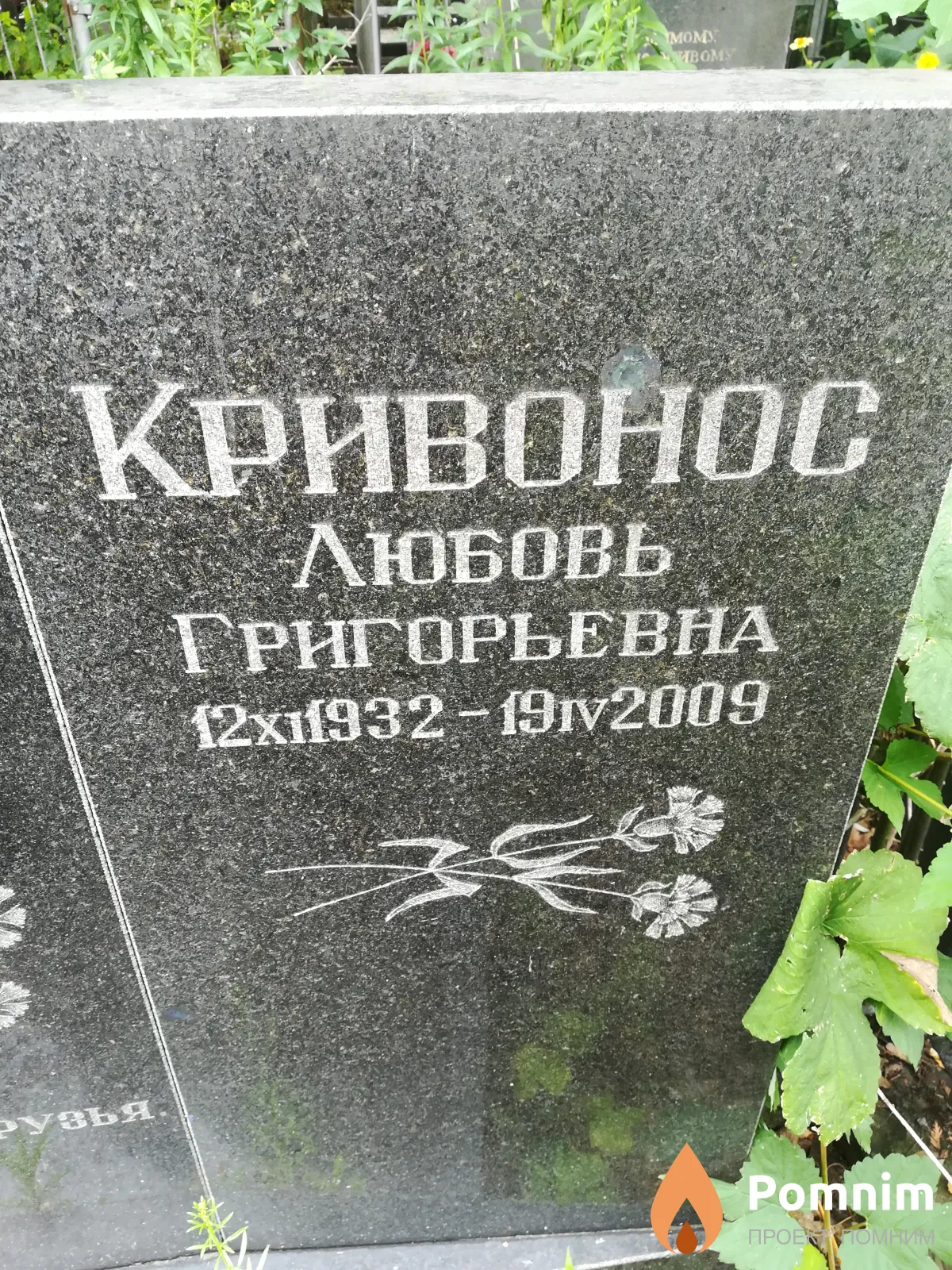 Кривонос Любовь Григорьевна