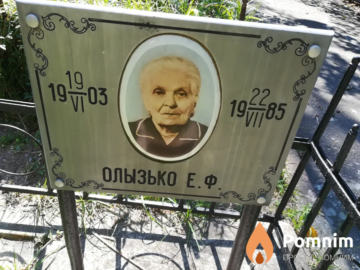 Олызько Е Ф
