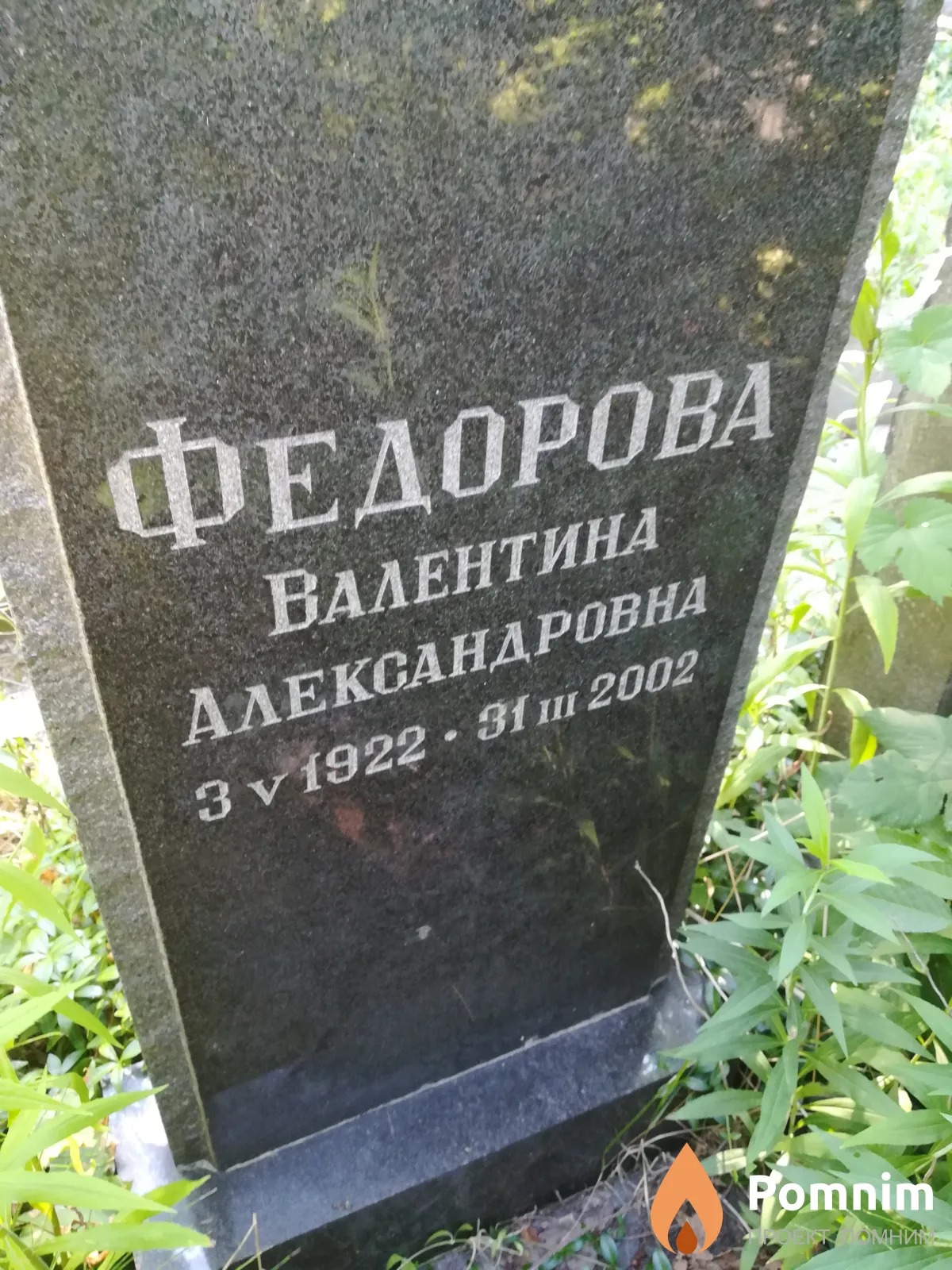 Федорова Валентина Александровна