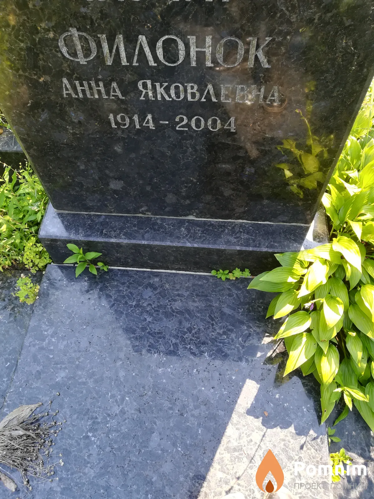 Филонок Анна Яковлева