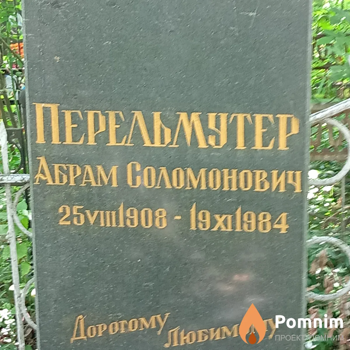 Перельмутер Абрам Соломонович