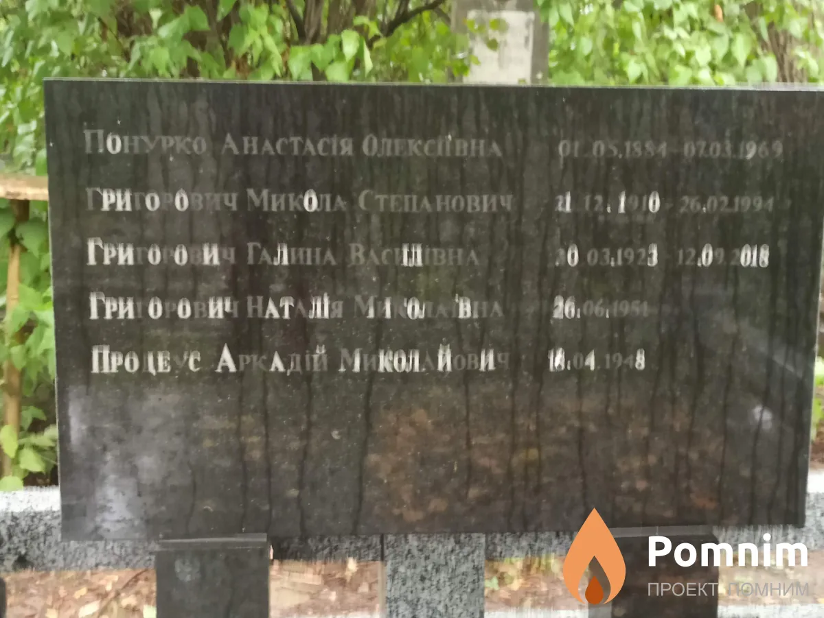 Григорович Галина Василівна