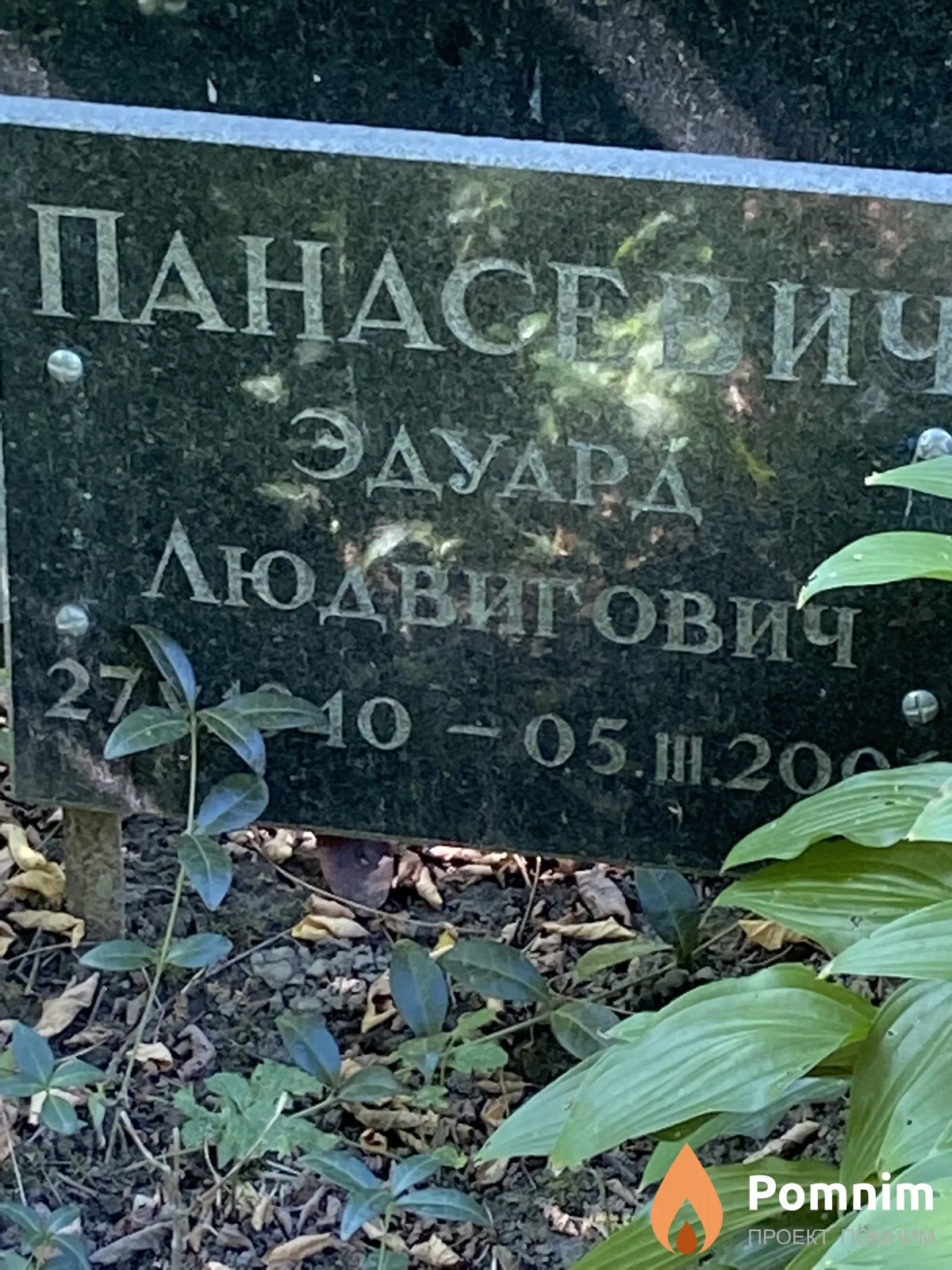 Панасевич Эдуард Людвигович