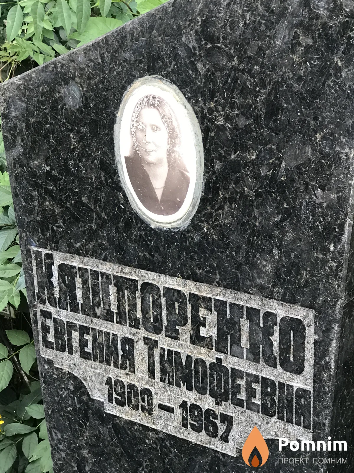Кашпоренко Евгения Тимофеевна