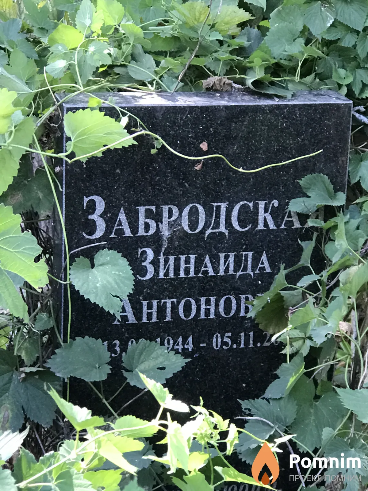 Забродская Зинаида Антоновна