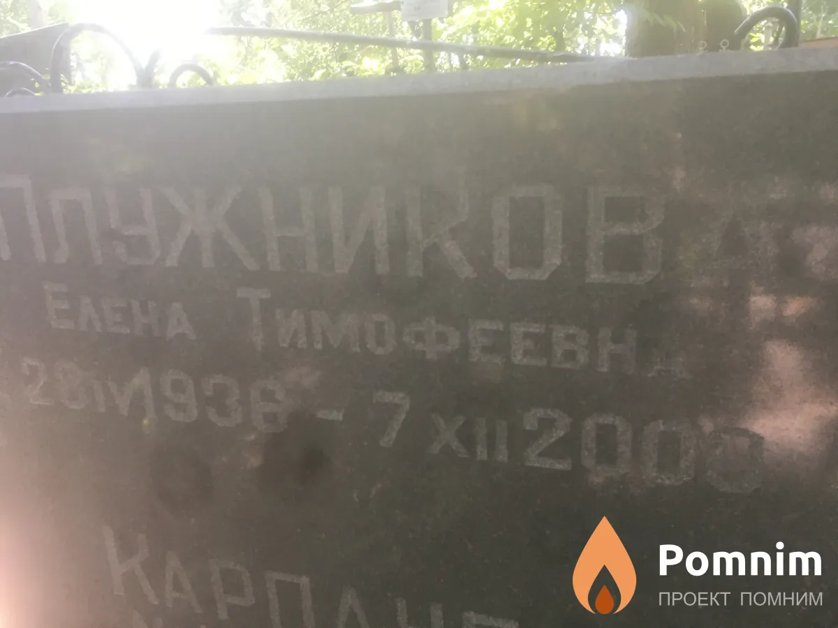 Плужникова Елена Тимофеевна