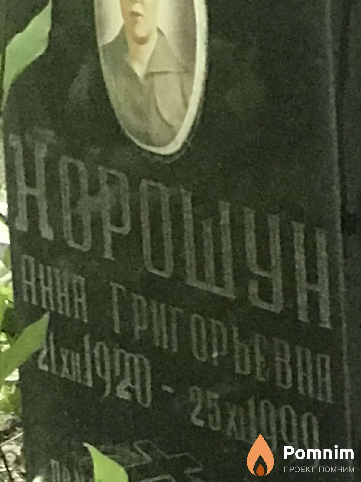 Хорошун Анна Григорьевна