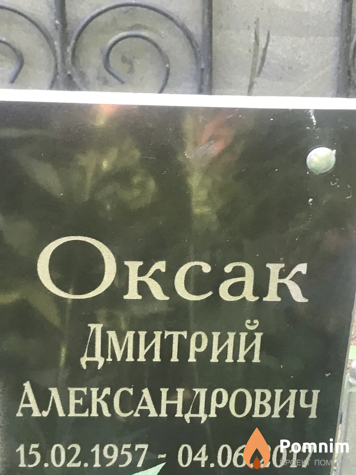 Оксак Дмитрий Александрович