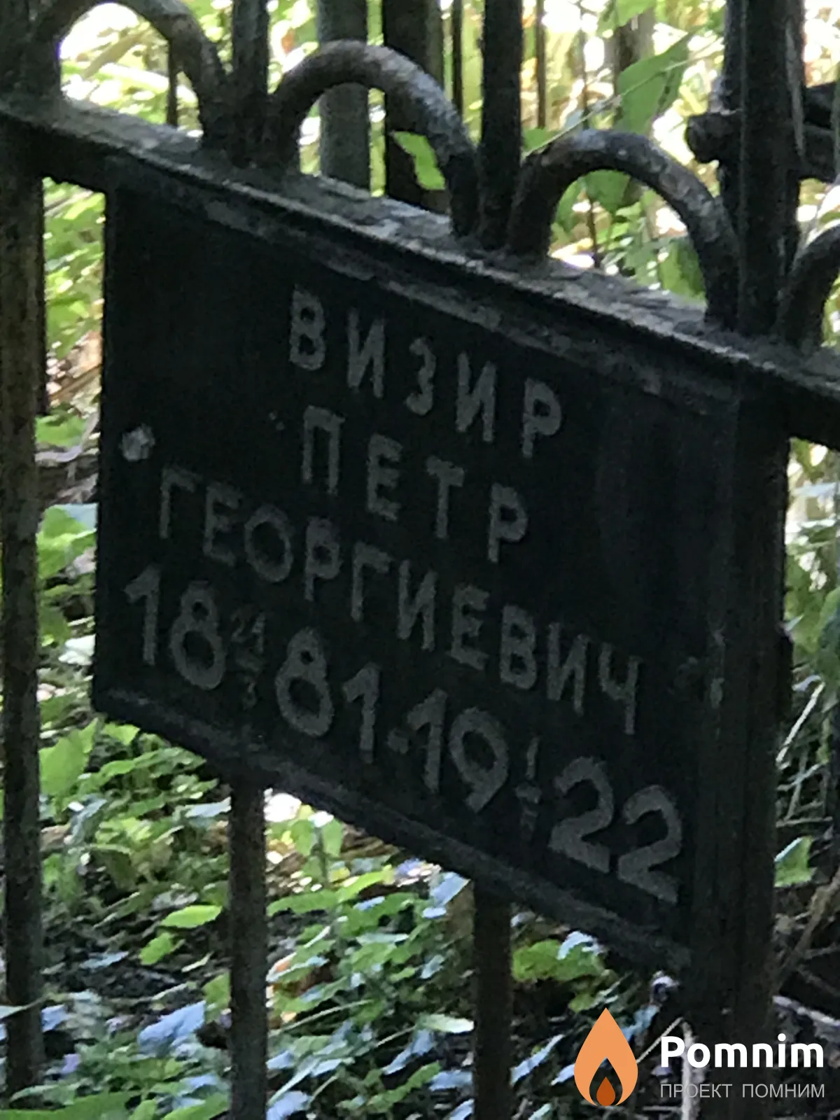 Визир Петр Григорьевич