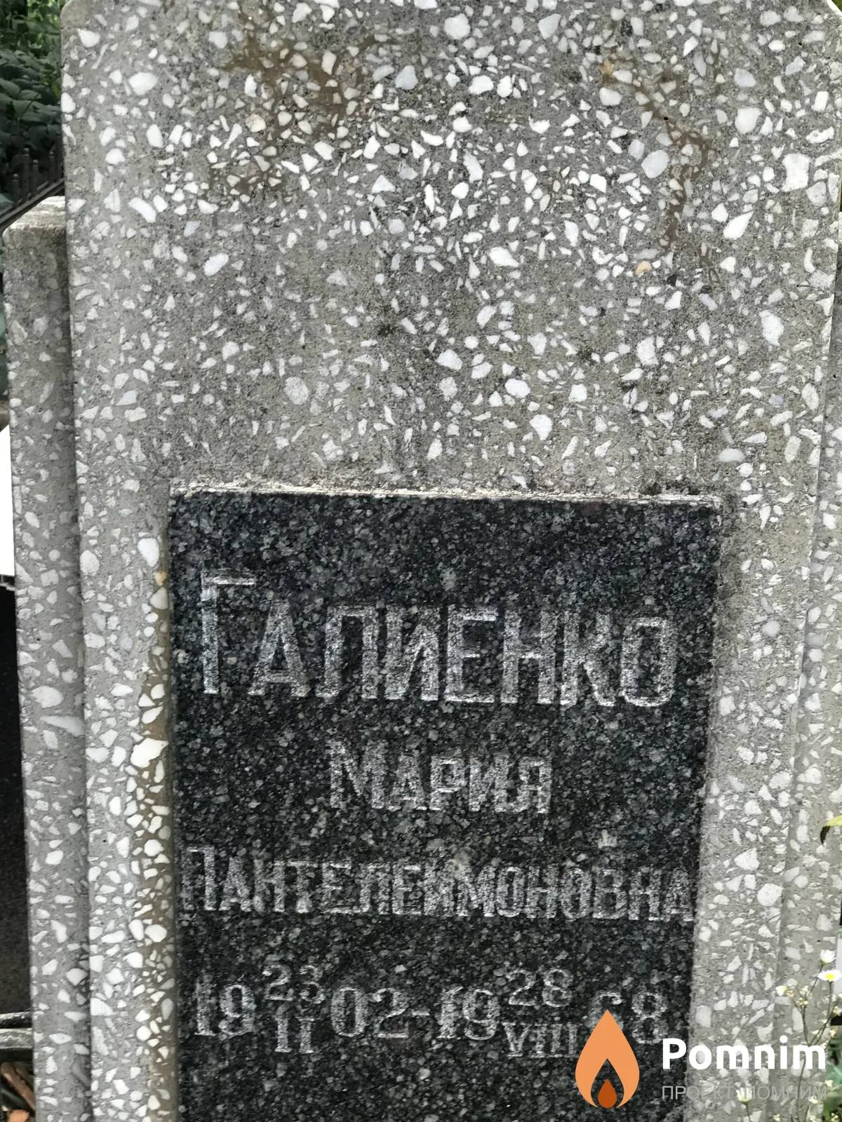 Галиенко Мария Пантелеимононовна