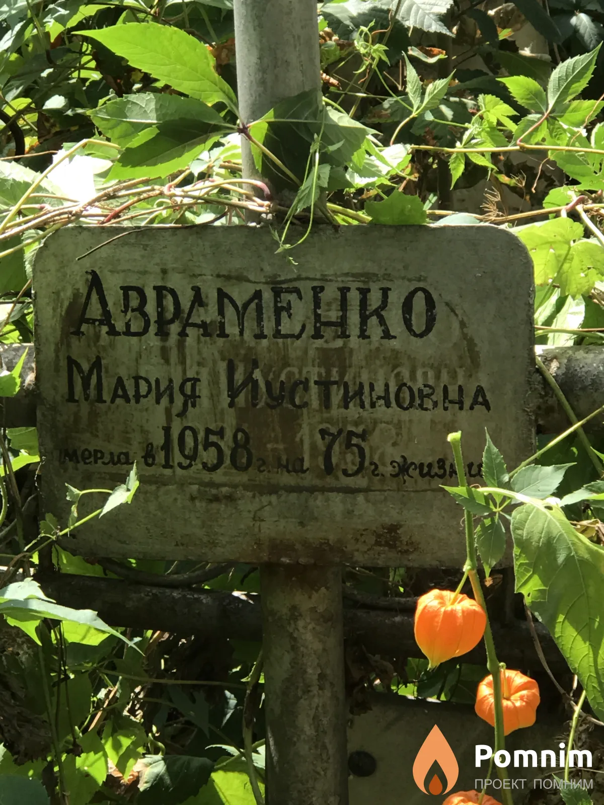 Авраменко Мария Кустиновна