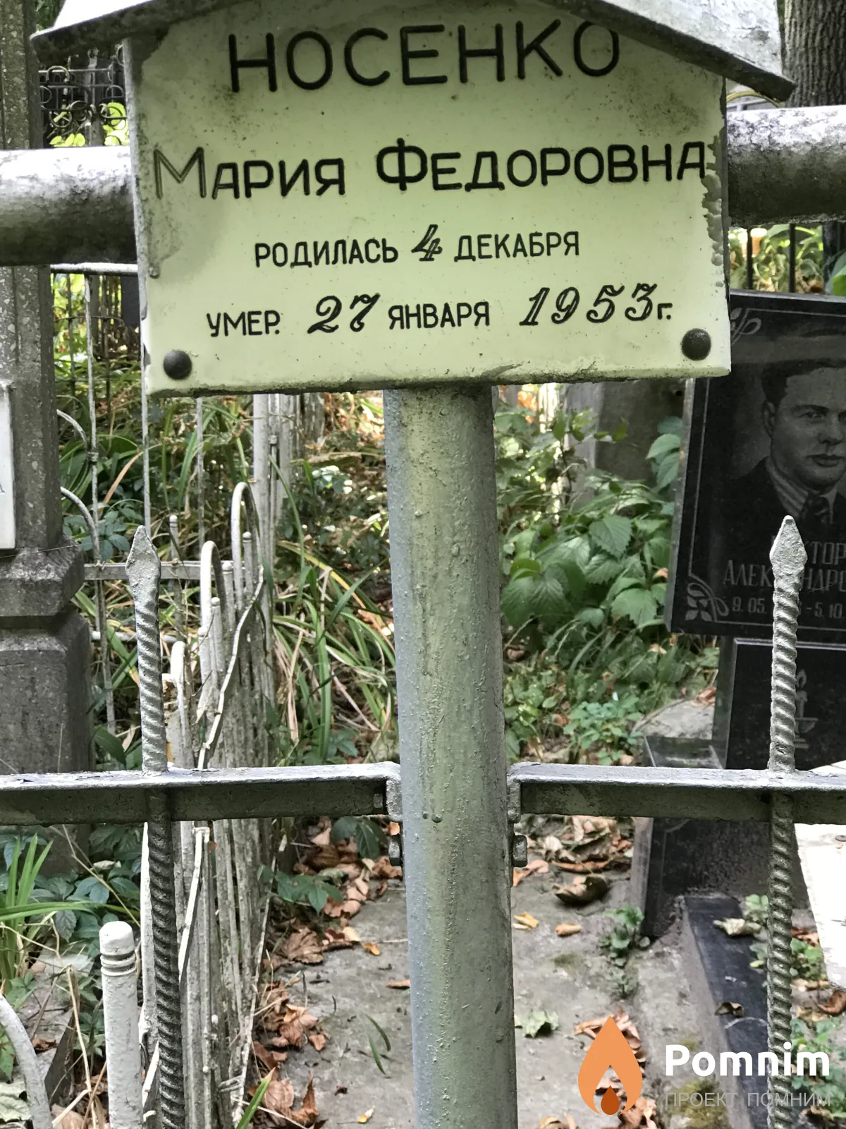 Носенко Мария Федоровна